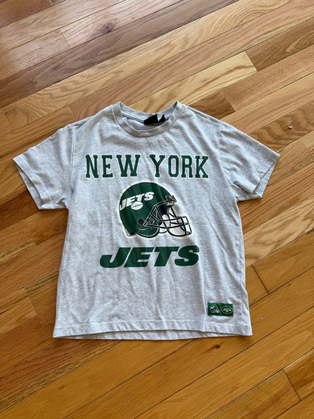 Primark Gray Tee with Green New York Jets Graphic